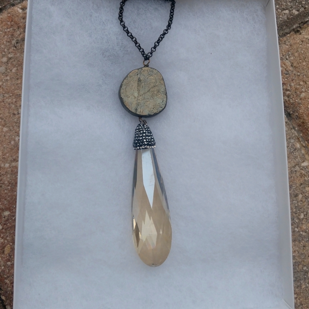 S.M. Bradford Co. Crystal necklace